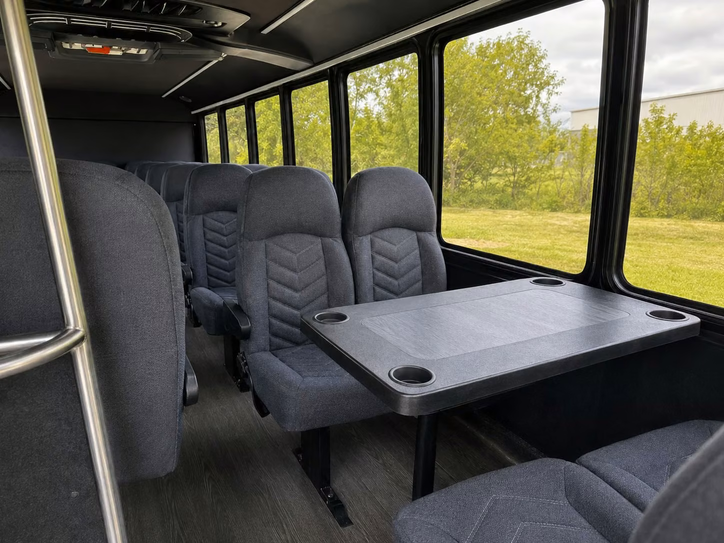 18 passenger minibus interior