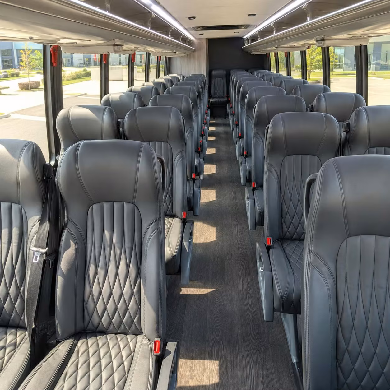 28 passenger minibus inside