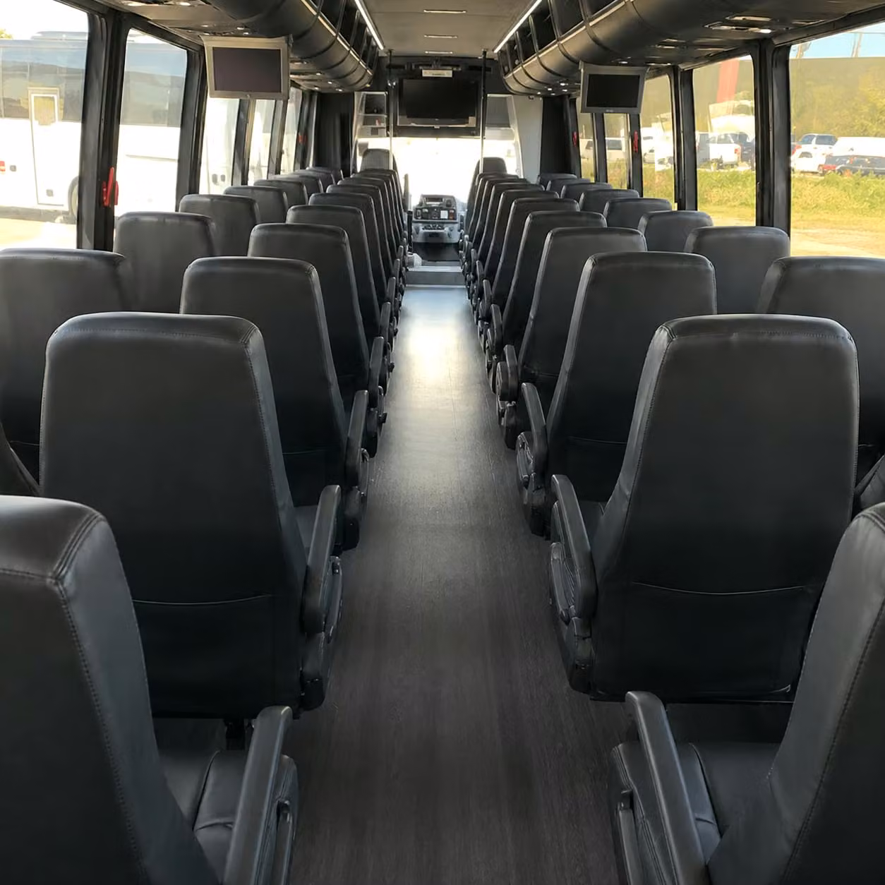 28 passenger minibus interior