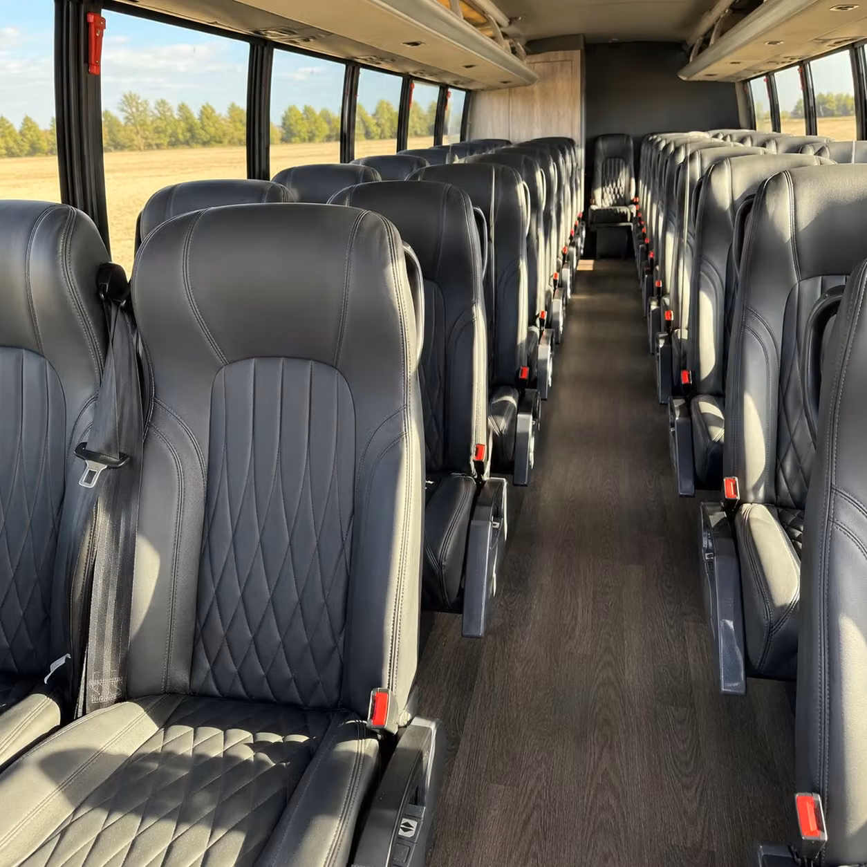 35 passenger minibus inside