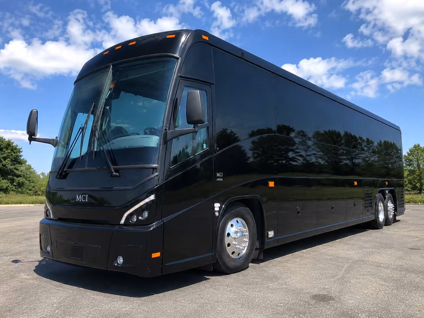norman charter bus rental exterior