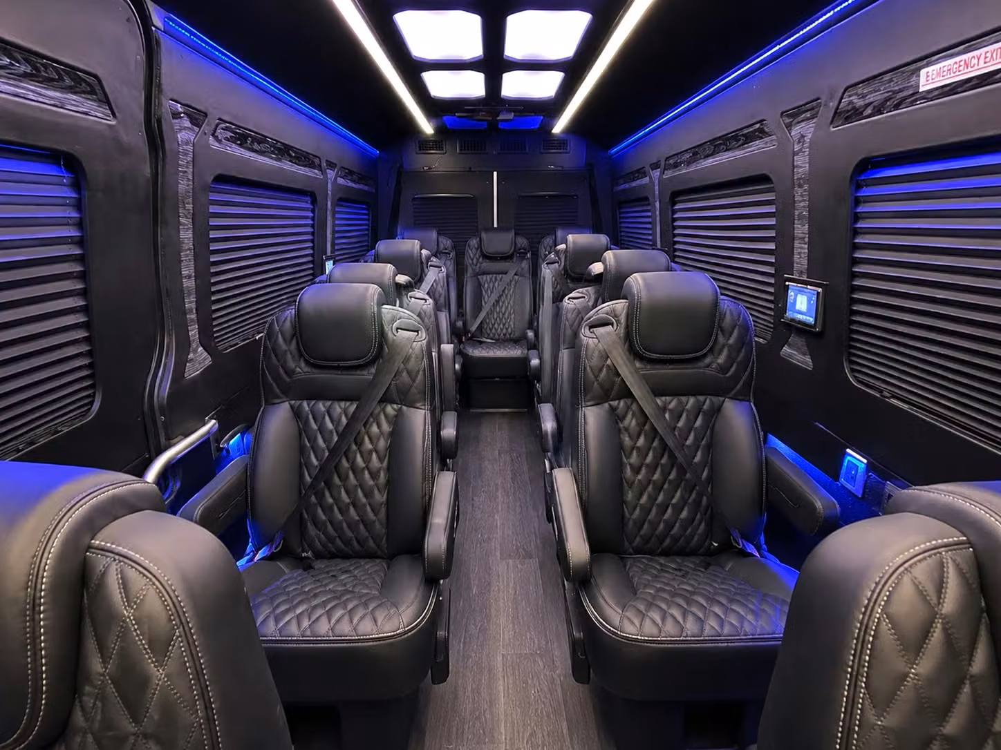 sprinter van with driver inside