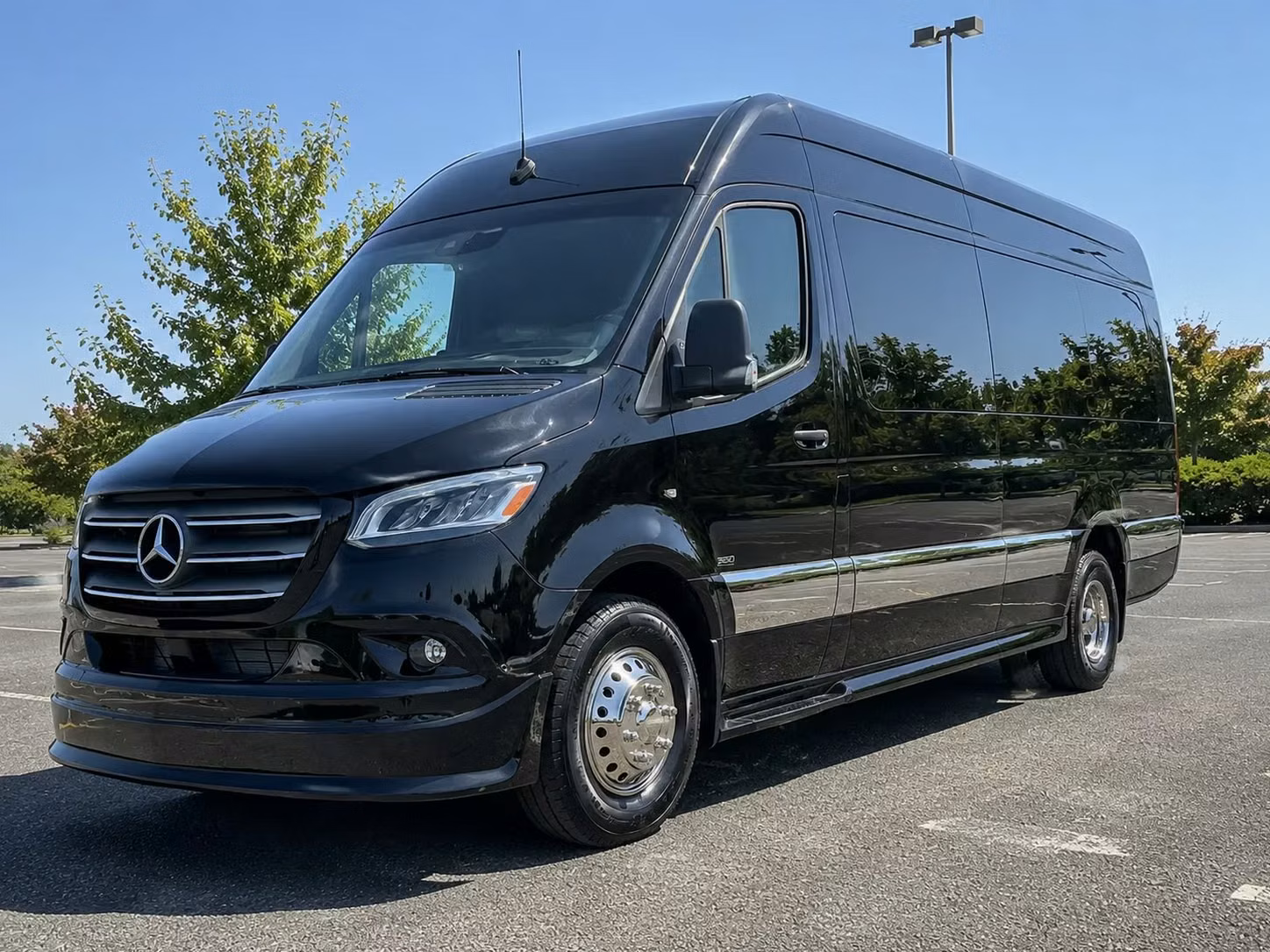 sprinter van with driver